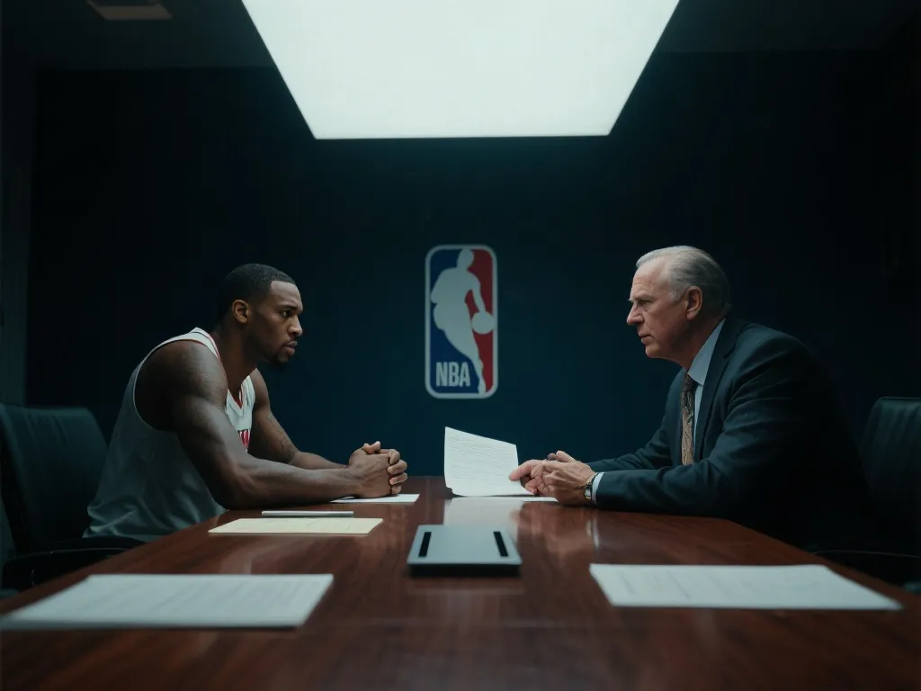 NBA劳资协议谈判现场